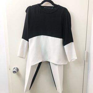 Zara Two Tone Crop Pants